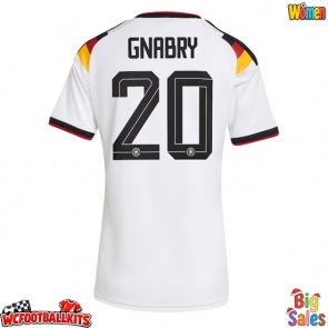 Germany Serge Gnabry #20 Replica Home Stadium Shirt for Women World Cup 2026 Short Sleeve